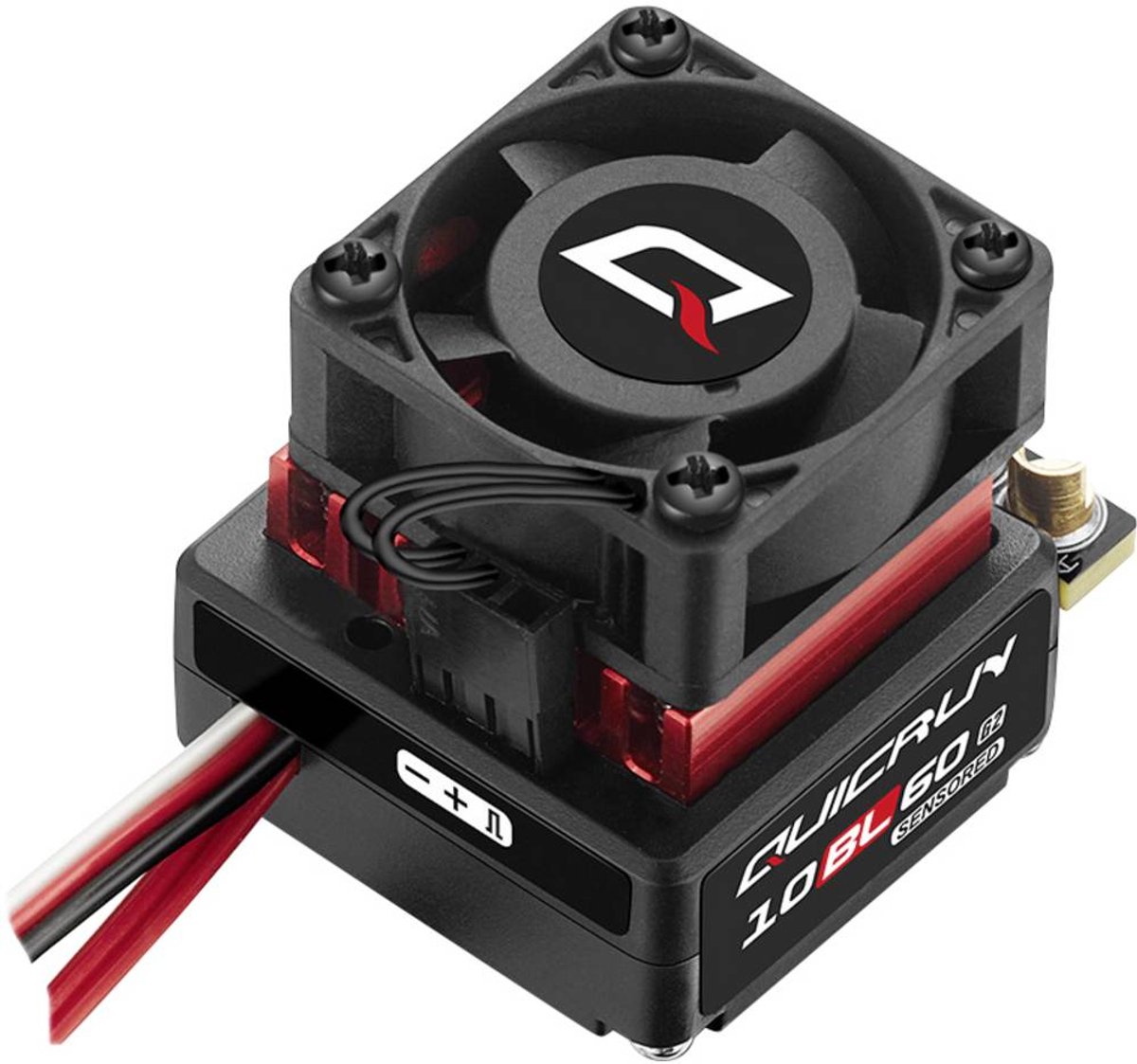 Hobbywing QuicRun 10BL60 G2 60A Brushless rijregelaar voor RC auto Belastbaarheid (max.): 200 A Motorlimiet (turns): 36