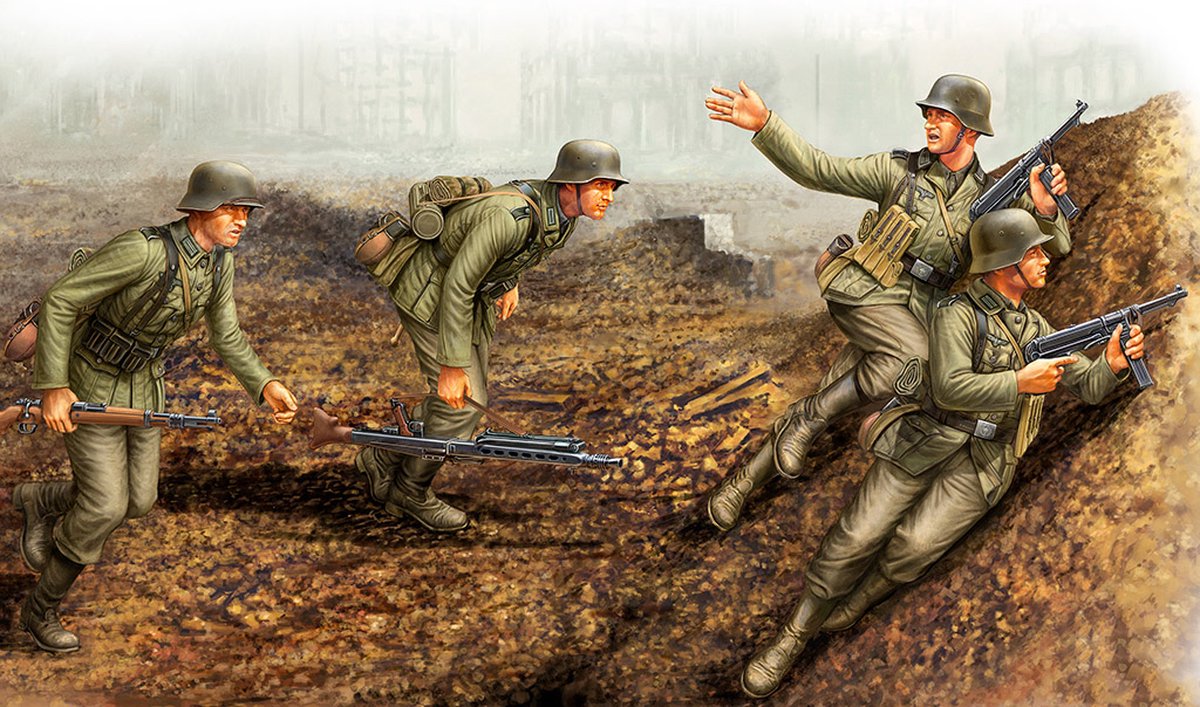 1:35 HobbyBoss 84415 German The 6 Army - Mamaev Hill Plastic kit