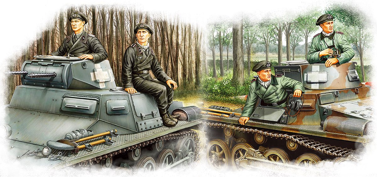 1:35 HobbyBoss 84419 German Panzer Crew Set Plastic kit