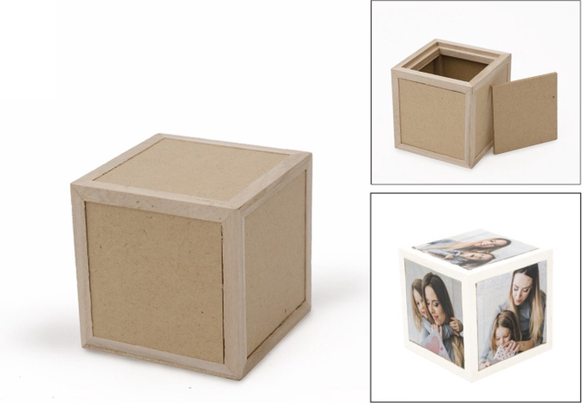 Houten Kubus 7,5 cm