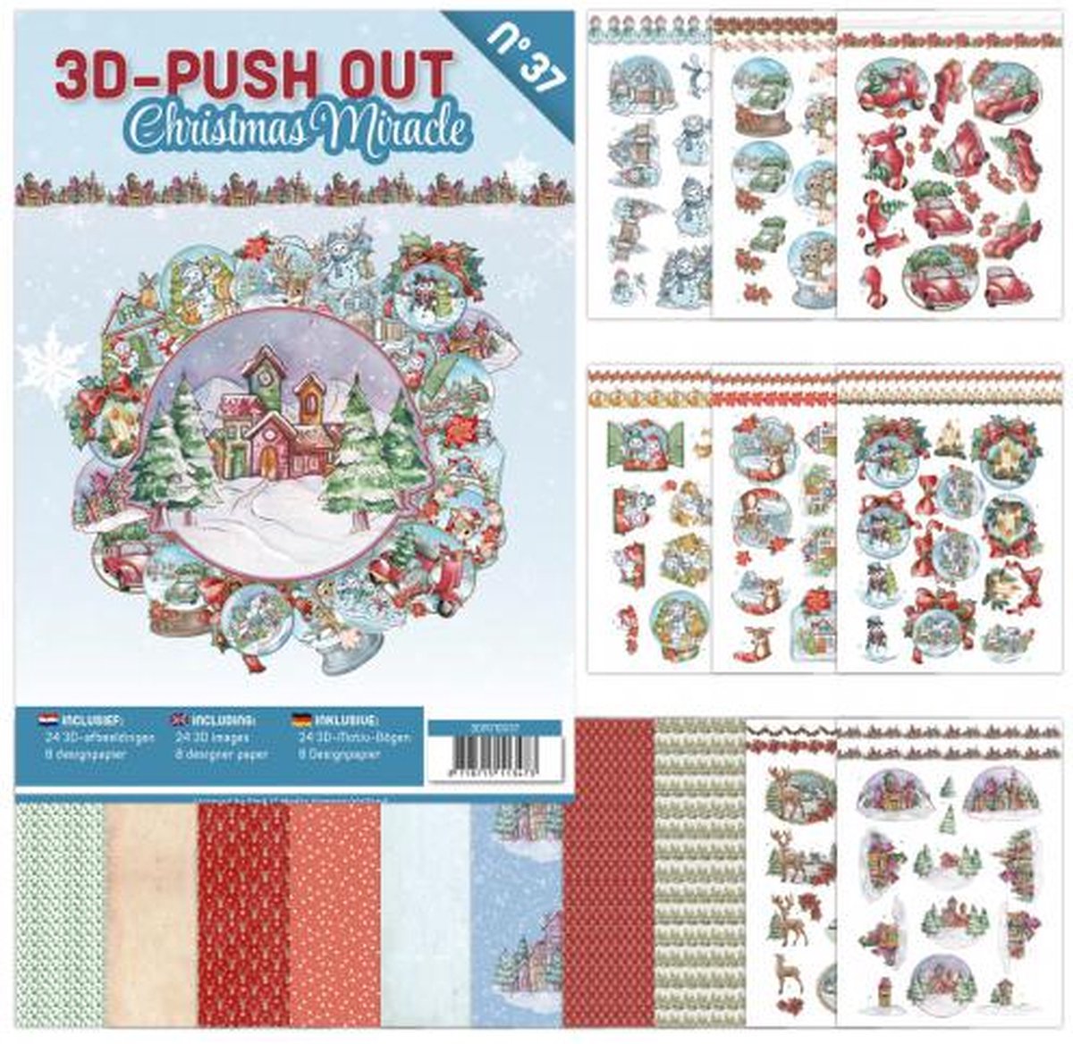 3D Push Out book 37 - Christmas Miracle