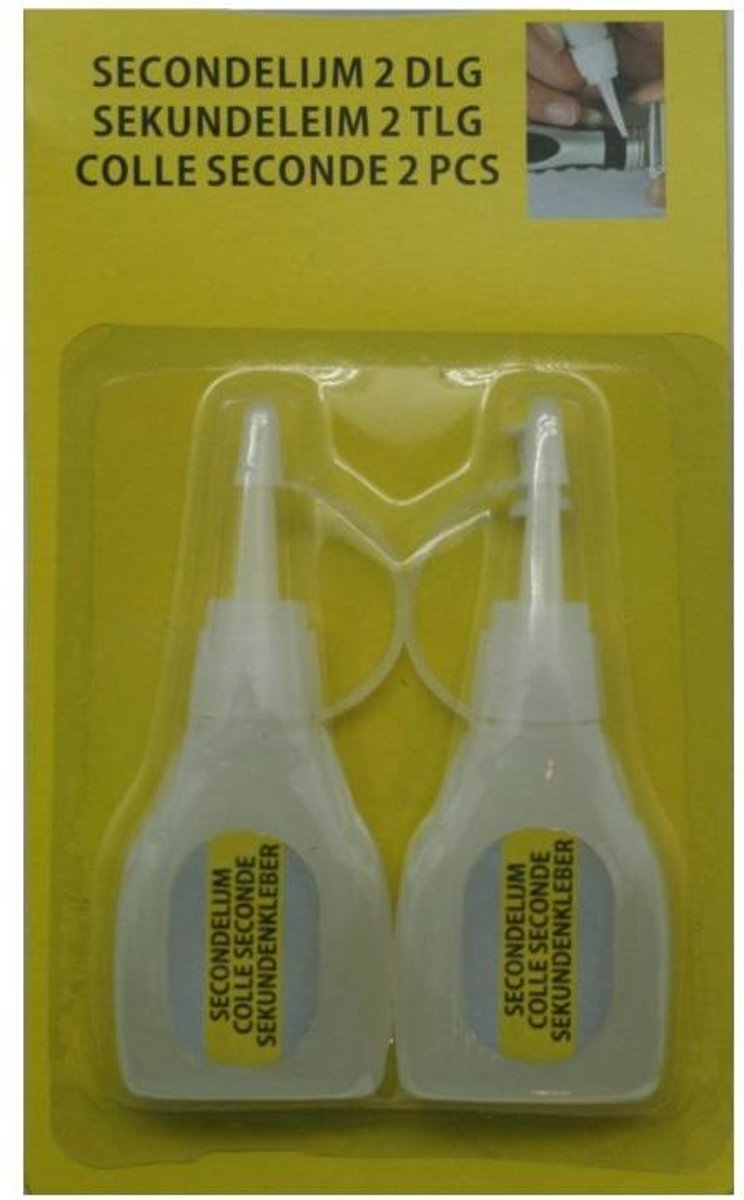   Secondelijm 10 Gram (2 stuks)