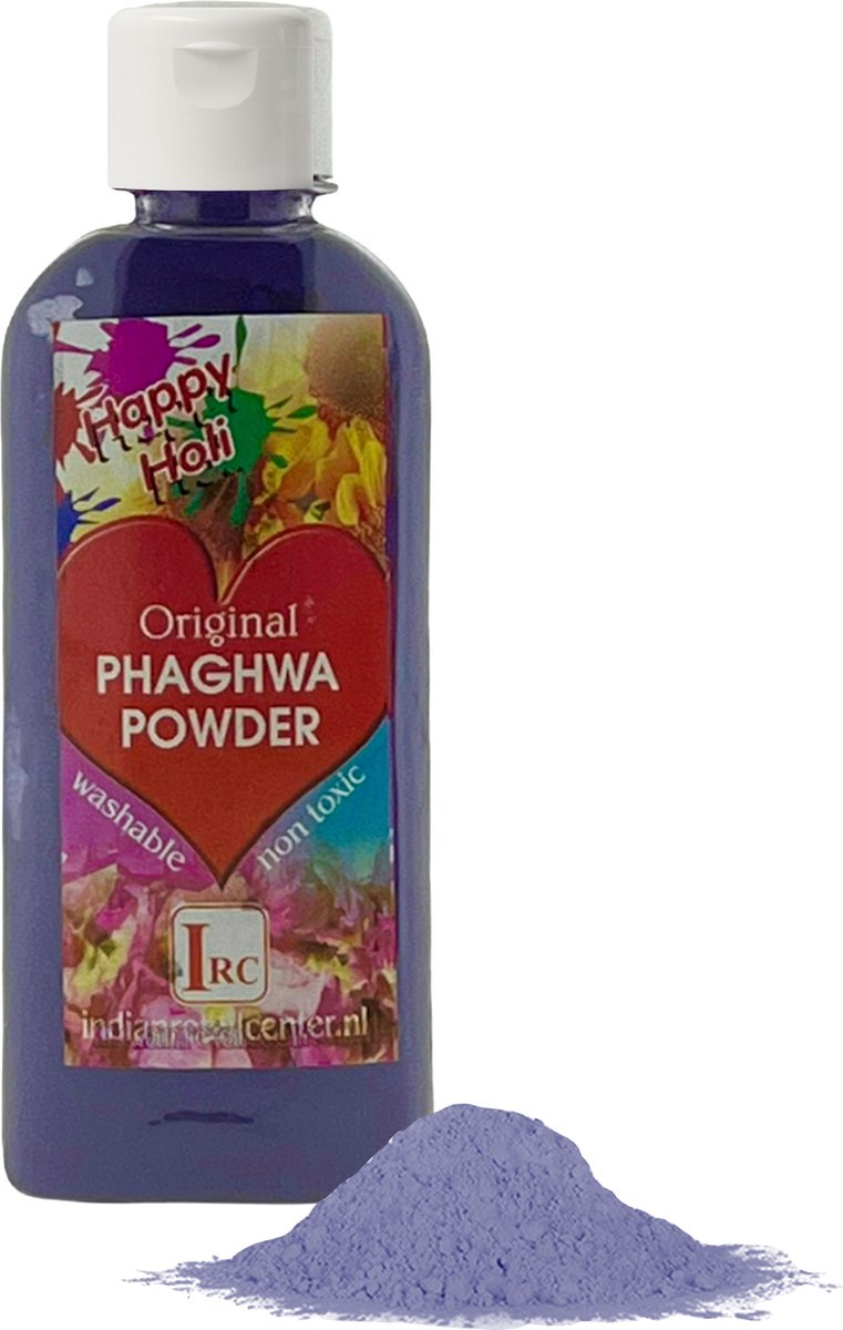 Holi Poeder - Festival Kleurenpoeder - Phaghwa Powder - In Spuitfles - Violet - 2 Stuks