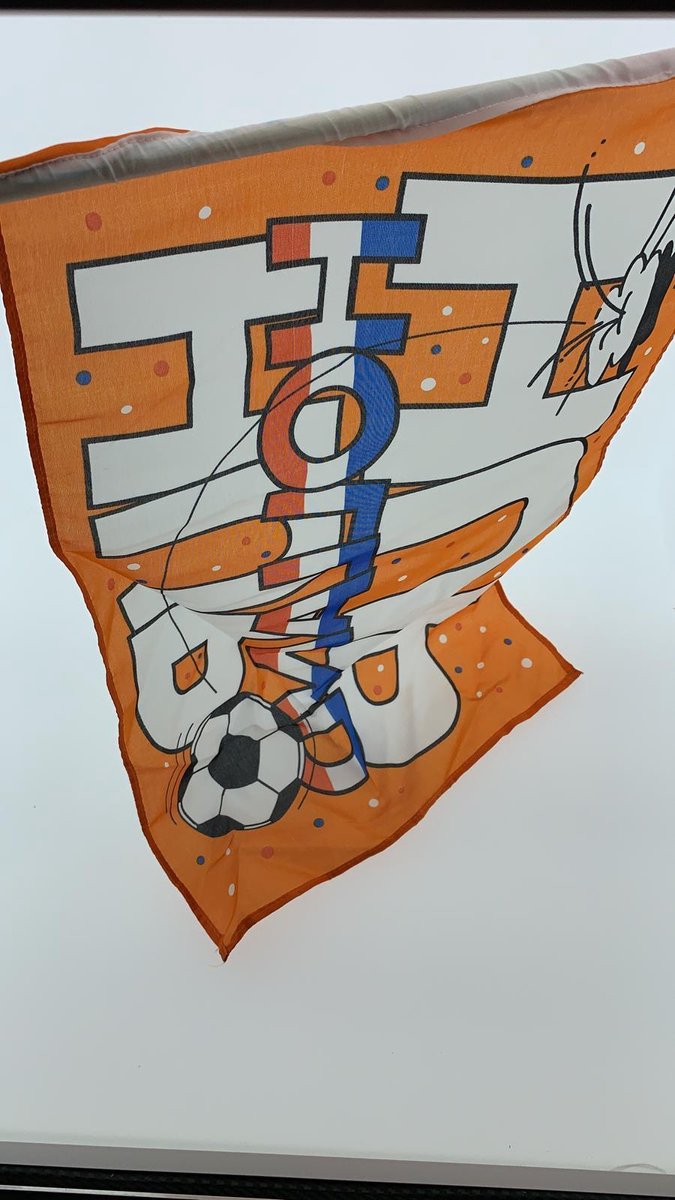 Zwaaivlag 30x45cm stof Oranje hup holland hup