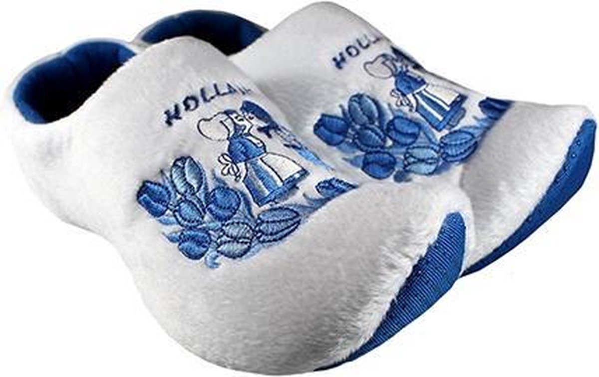 Klomp pantoffels Delftsblauw Kiss - Maatkeuze: 45-47