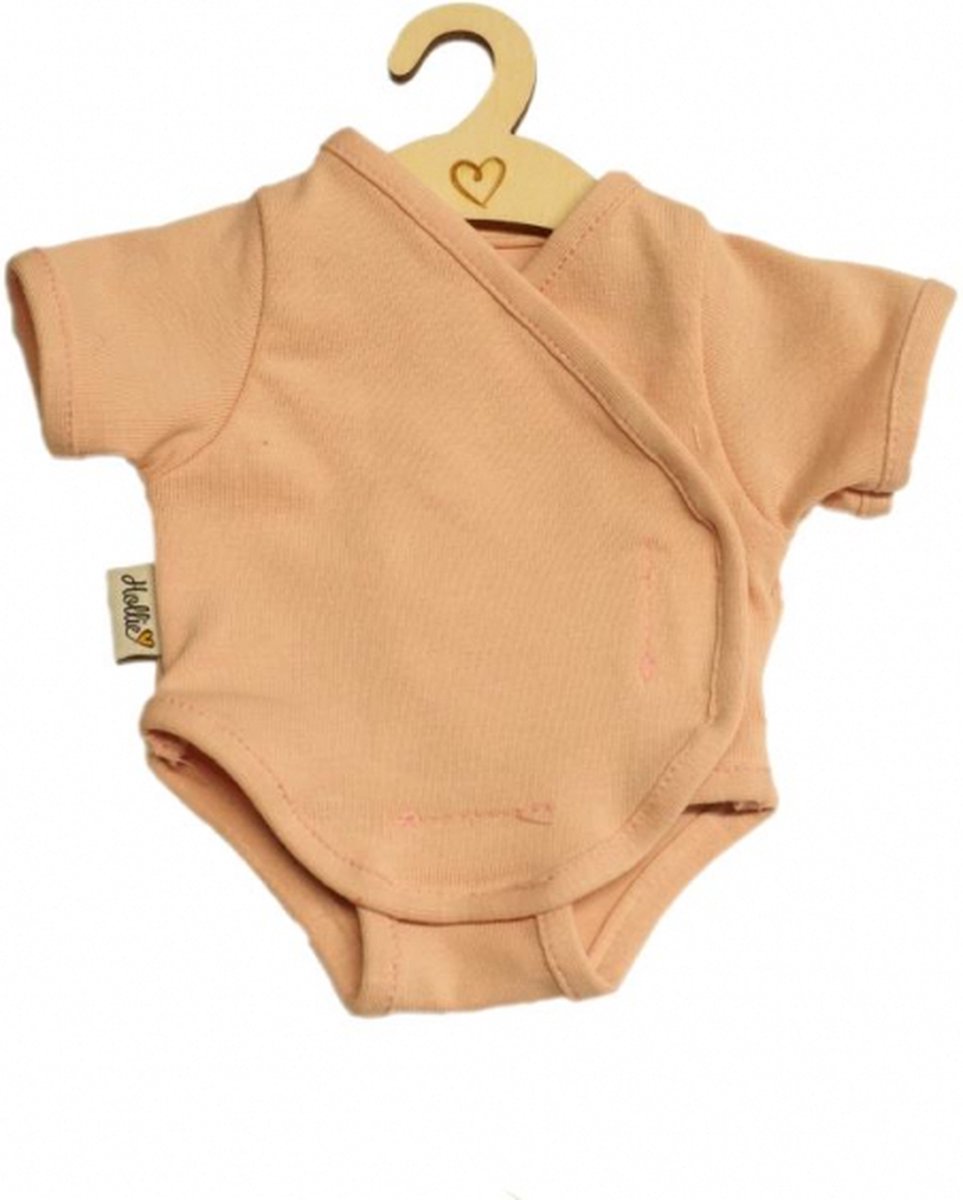 Hollie Poppenromper Poppenkleding Poppenondergoed dusty rose