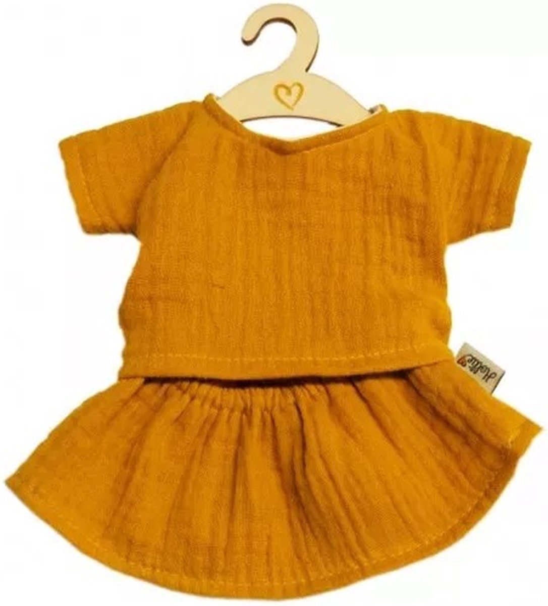 Hollie Setje met rok ochre