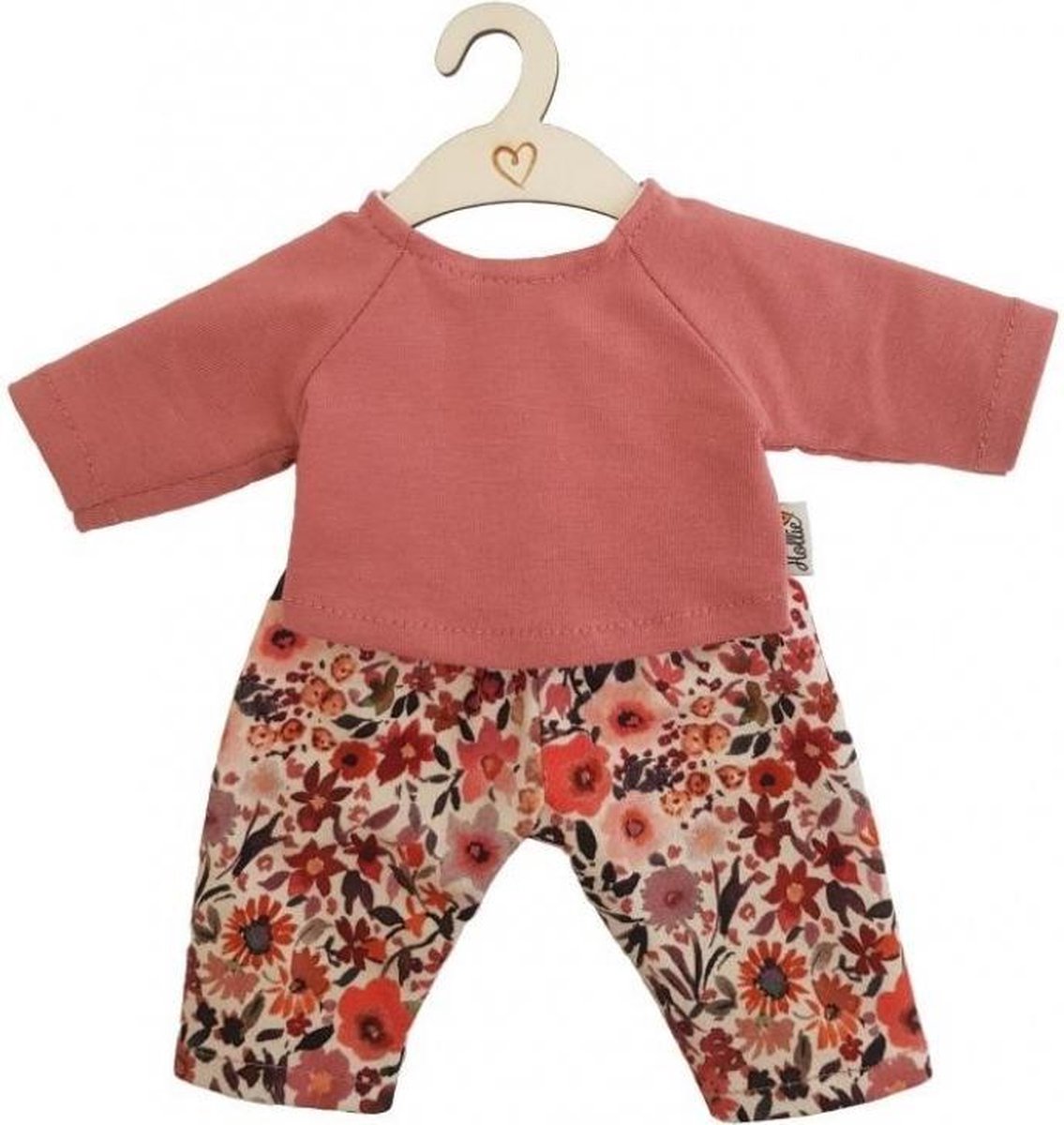 Hollie poppenkleding Poppen Broek en Shirt Roze (voor Gordi)