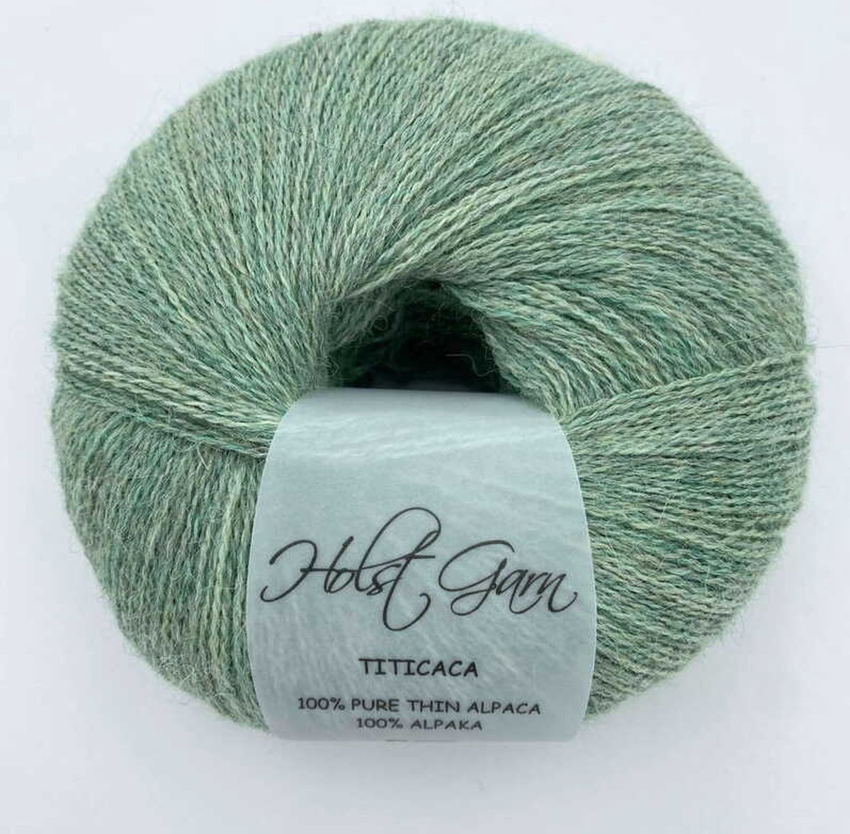 Holst Garn - Titicaca Alpaca Wol (fleece) - Garen - Mellow - Groen