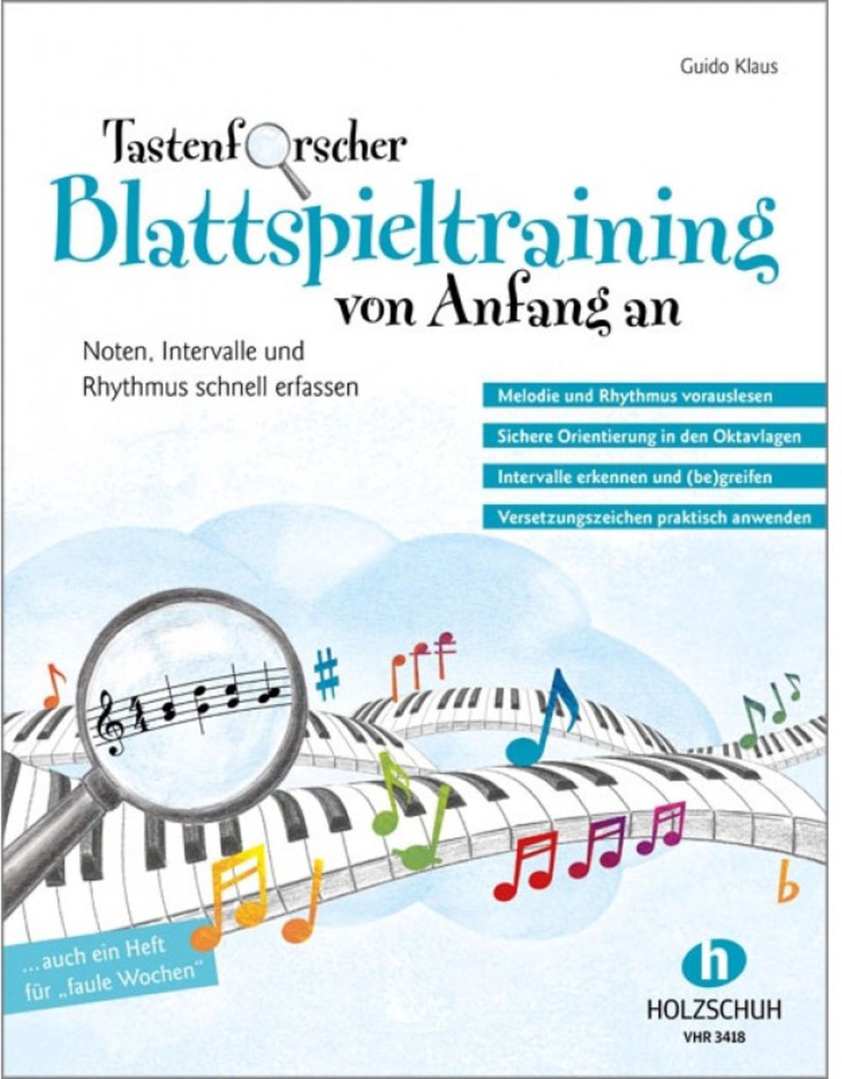 Holzschuh Verlag Tastenforscher - Blattspieltraining von Anfang an - Educatief