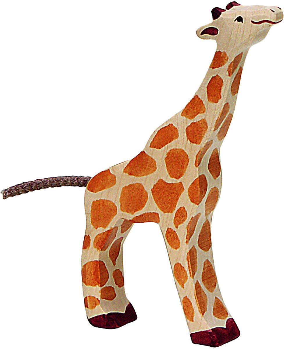 Holztiger Houten Giraf Hoogte 16,5 Cm