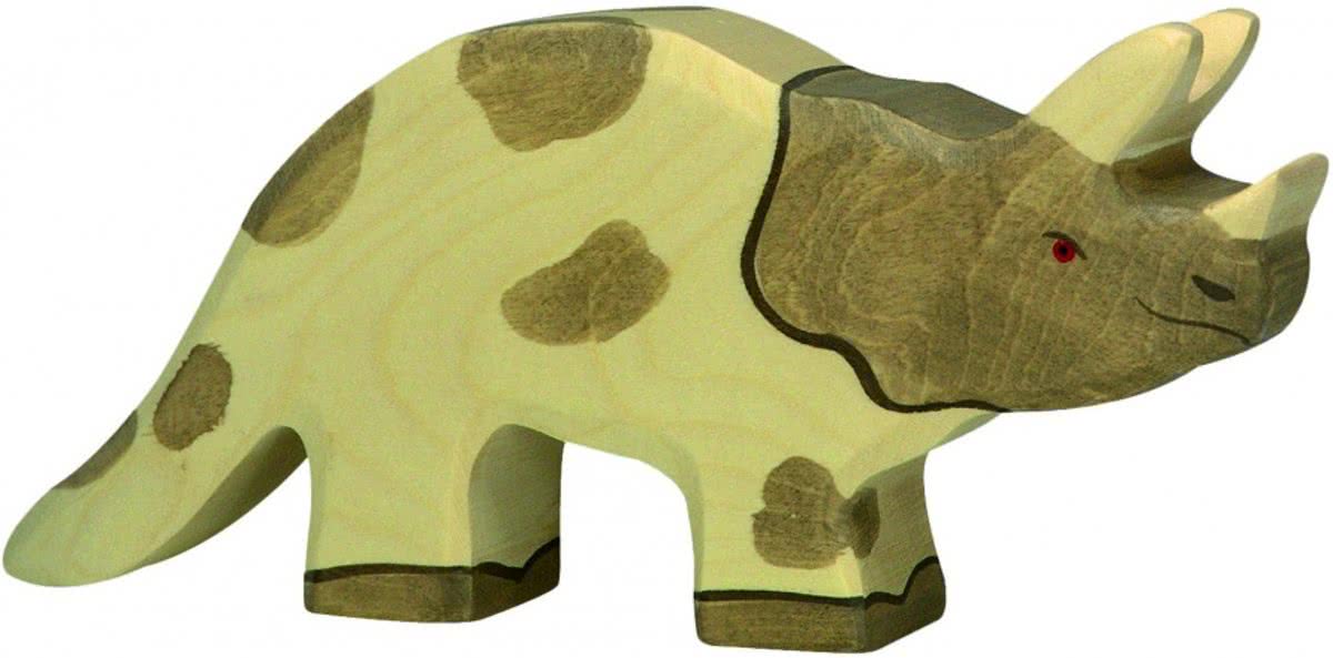 Holztiger Houten Triceratops
