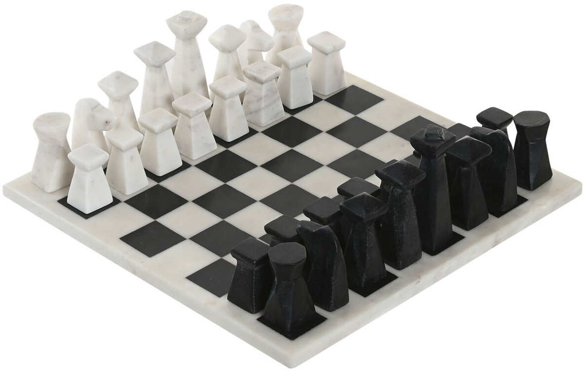 Schaakspel Home ESPRIT Marmer