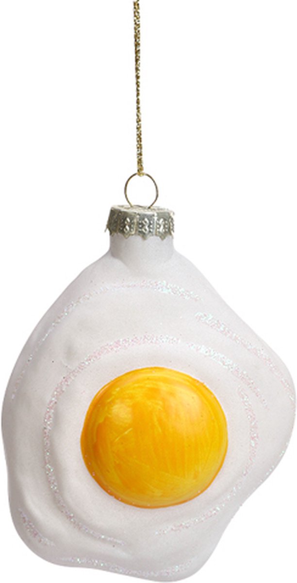 Kerst ornament spiegelei