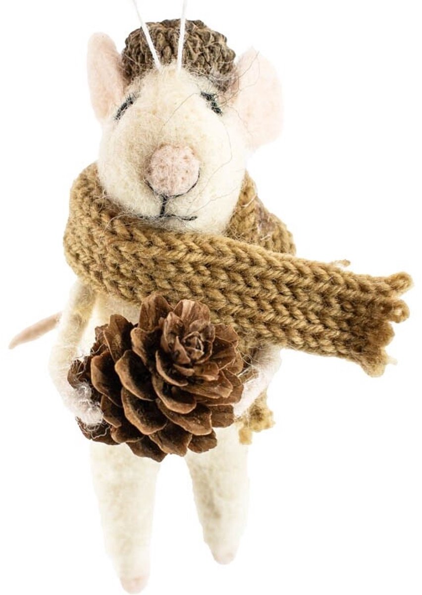 Wollen hanger muis