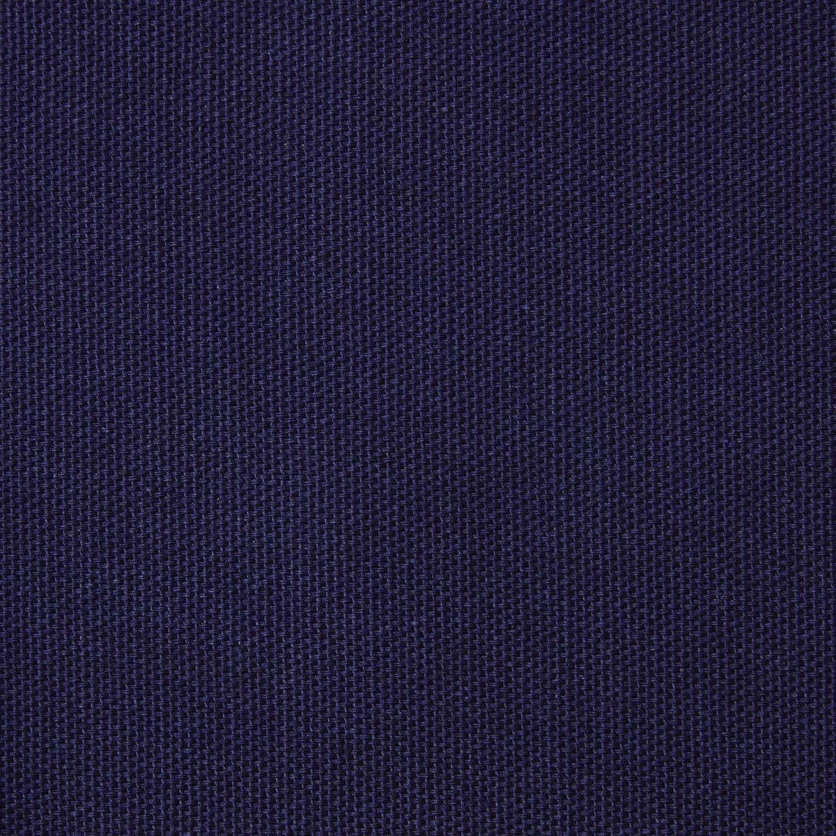 Homescapes Effen katoenen stof donkerblauw - verkocht per meter, 150 cm breed