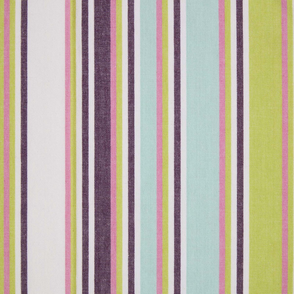 Homescapes katoenen stof Osaka - kleurrijk gestreepte stof per meter, 150 cm breed