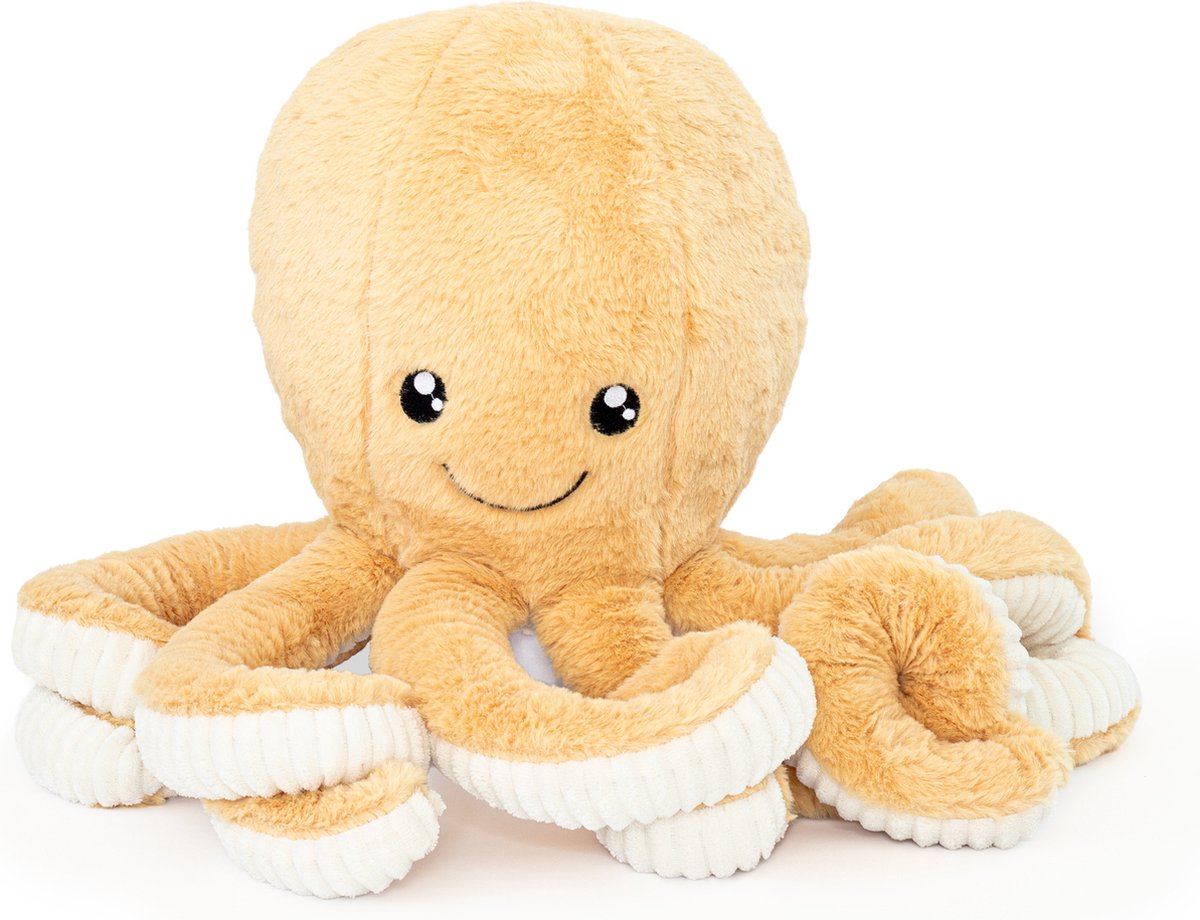 Homfy Otto de Octopus knuffel - XL/XXL pluche dierenvriend - 60cm - Wasbaar