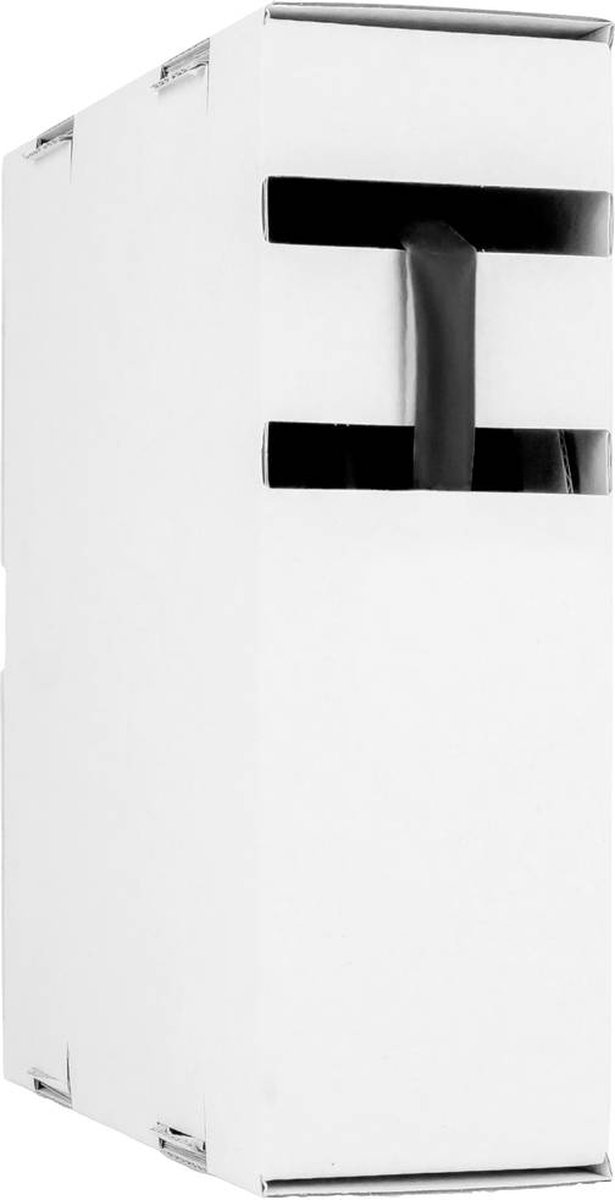 Hongshang 2111114008 Krimpkous zonder lijm Zwart 19.00 mm 9.50 mm Krimpverhouding:2:1 5 m