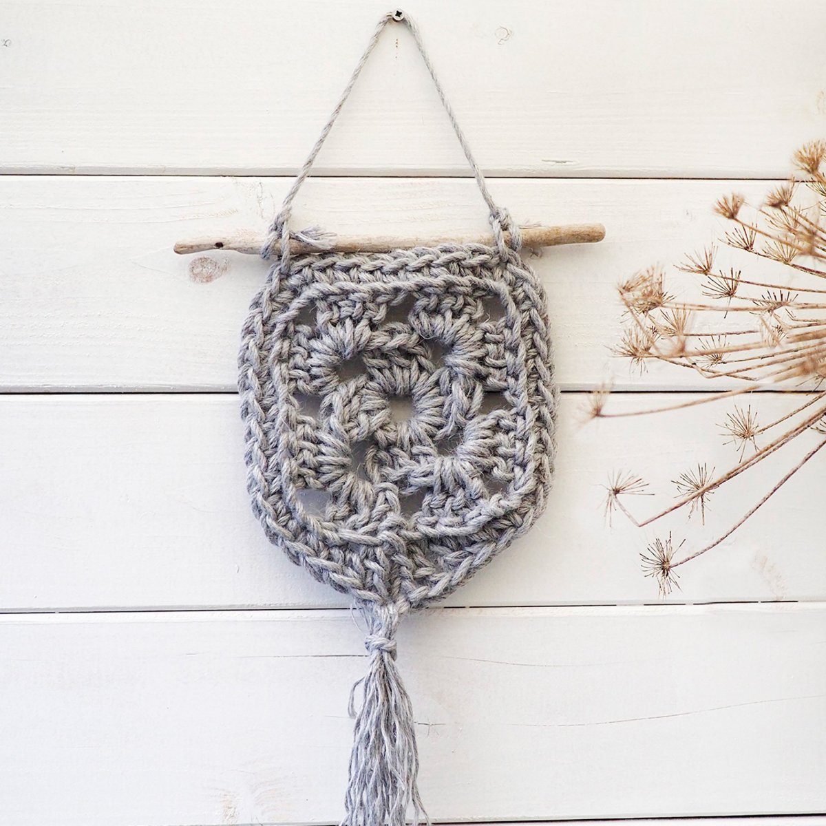 Haakpakket Wandhanger Elx Jute Grey Mist