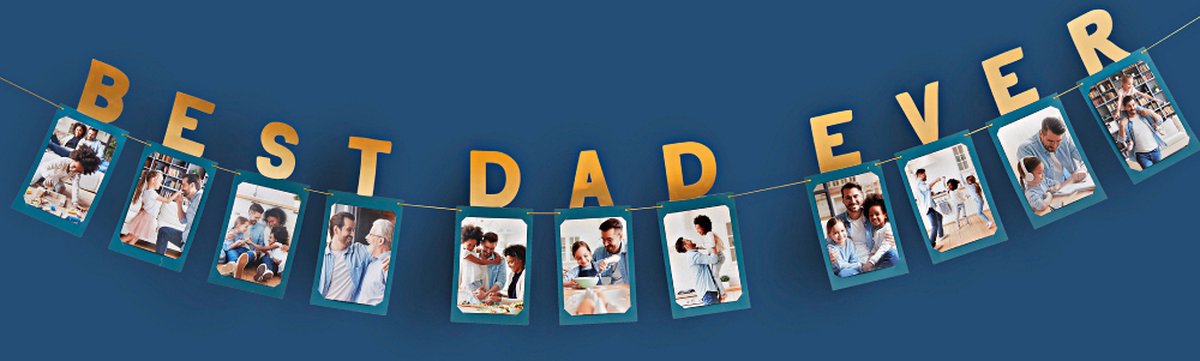 Best Dad Ever Customisable - 3 Meter