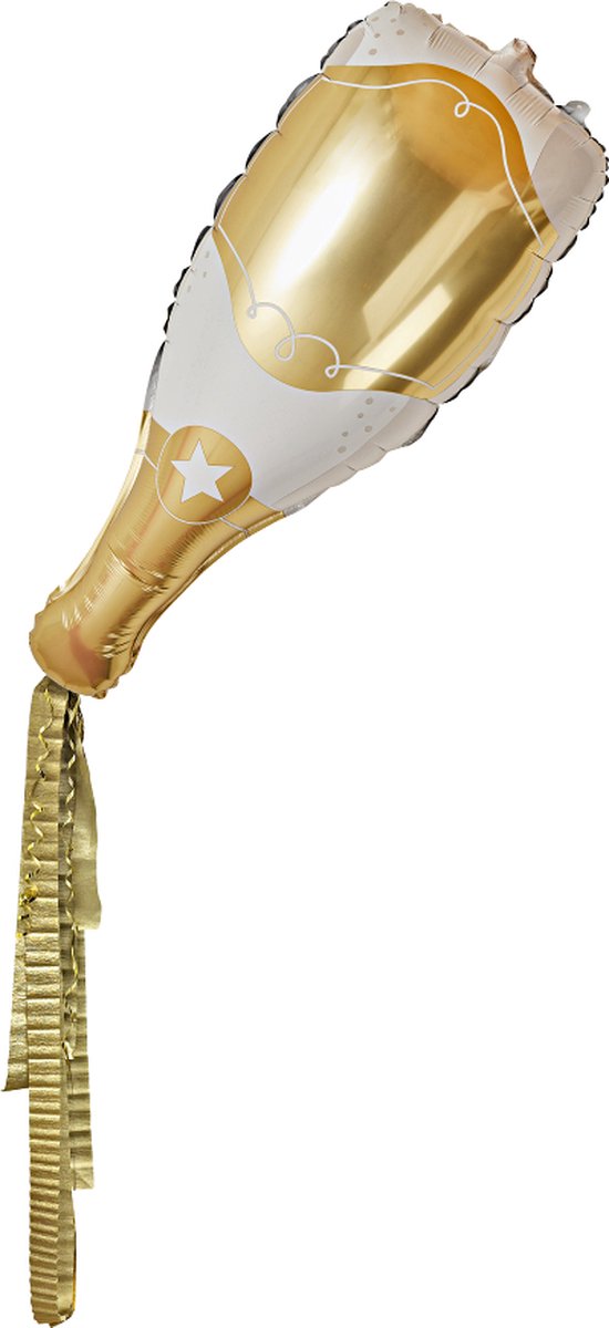 Champagnefles - Gouden Tassels