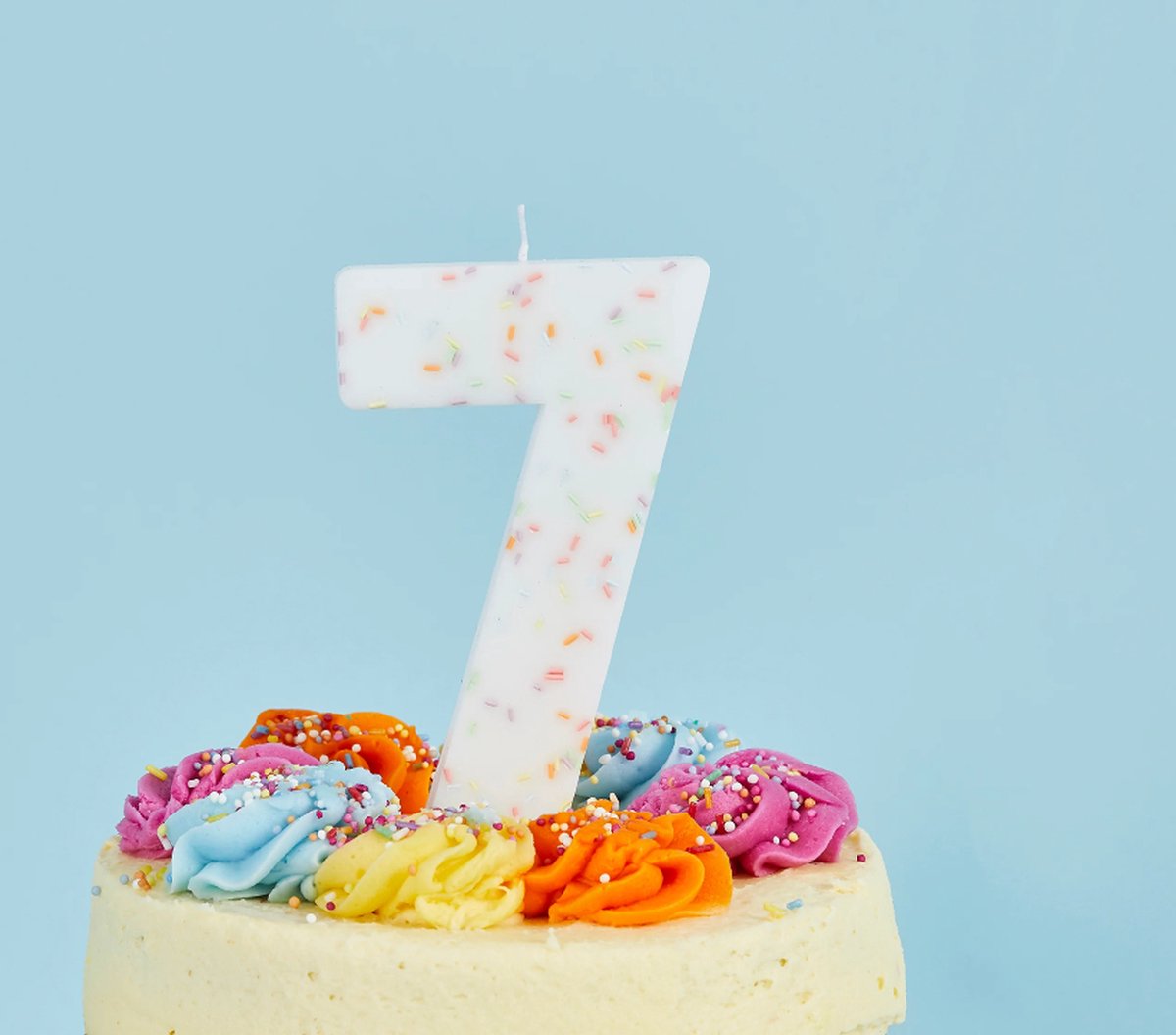 Cijfer 7 XL - Sprinkle