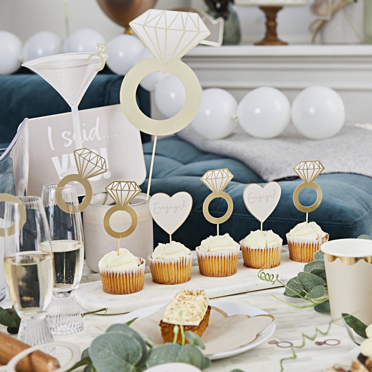 Engaged & Diamanten Ring - Goud