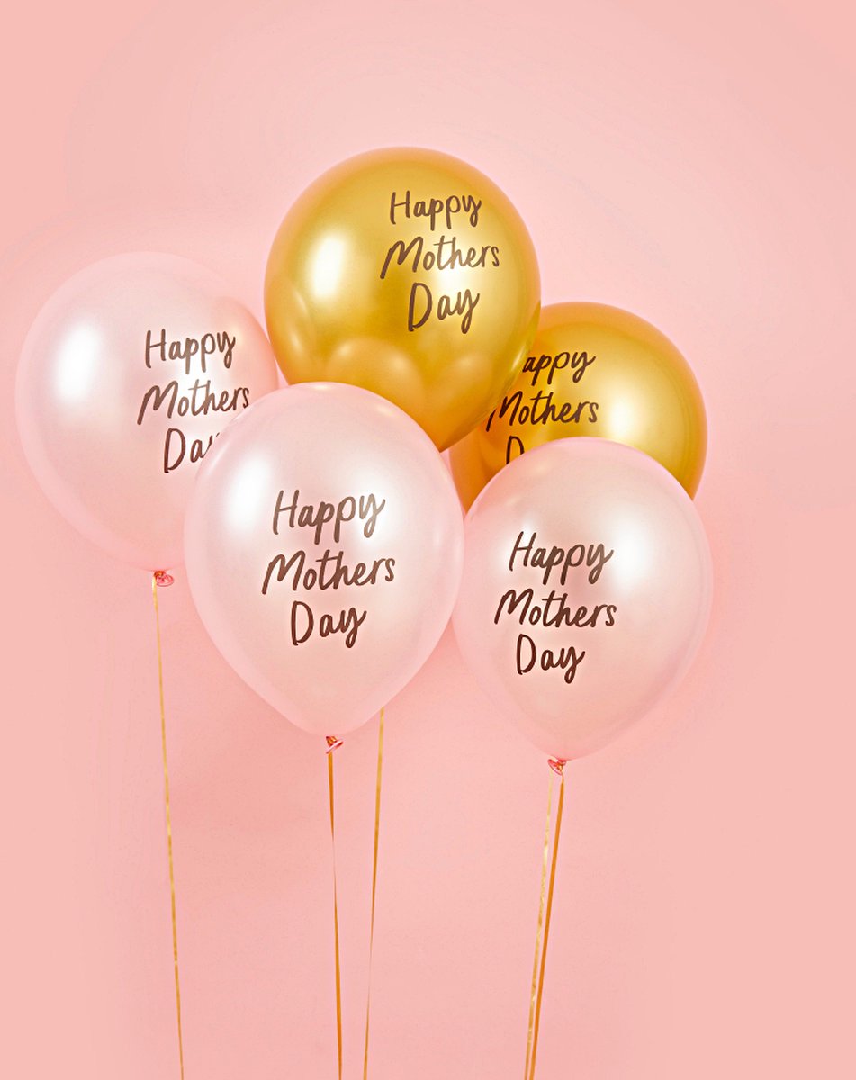 Happy Mothers Day - Roze & Goud