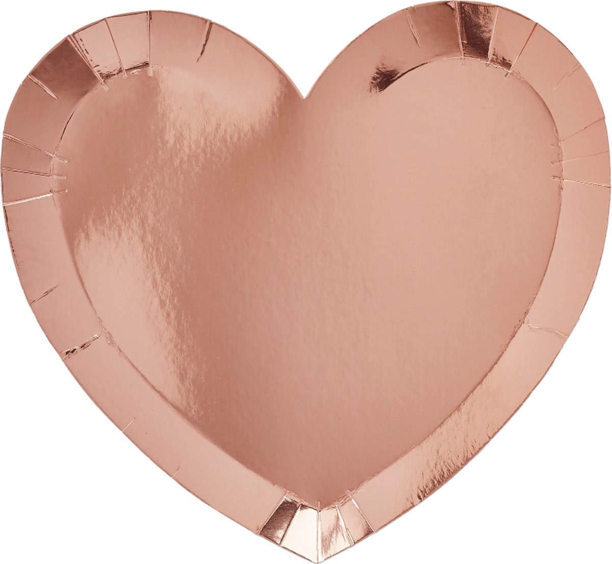 Hartjes Metallic Roségoud - 10 stuks