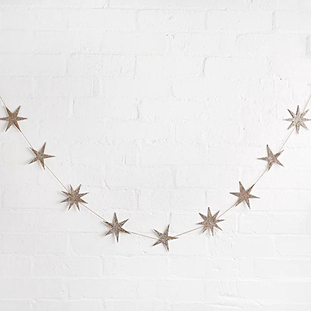 Houten Sterren - Goud