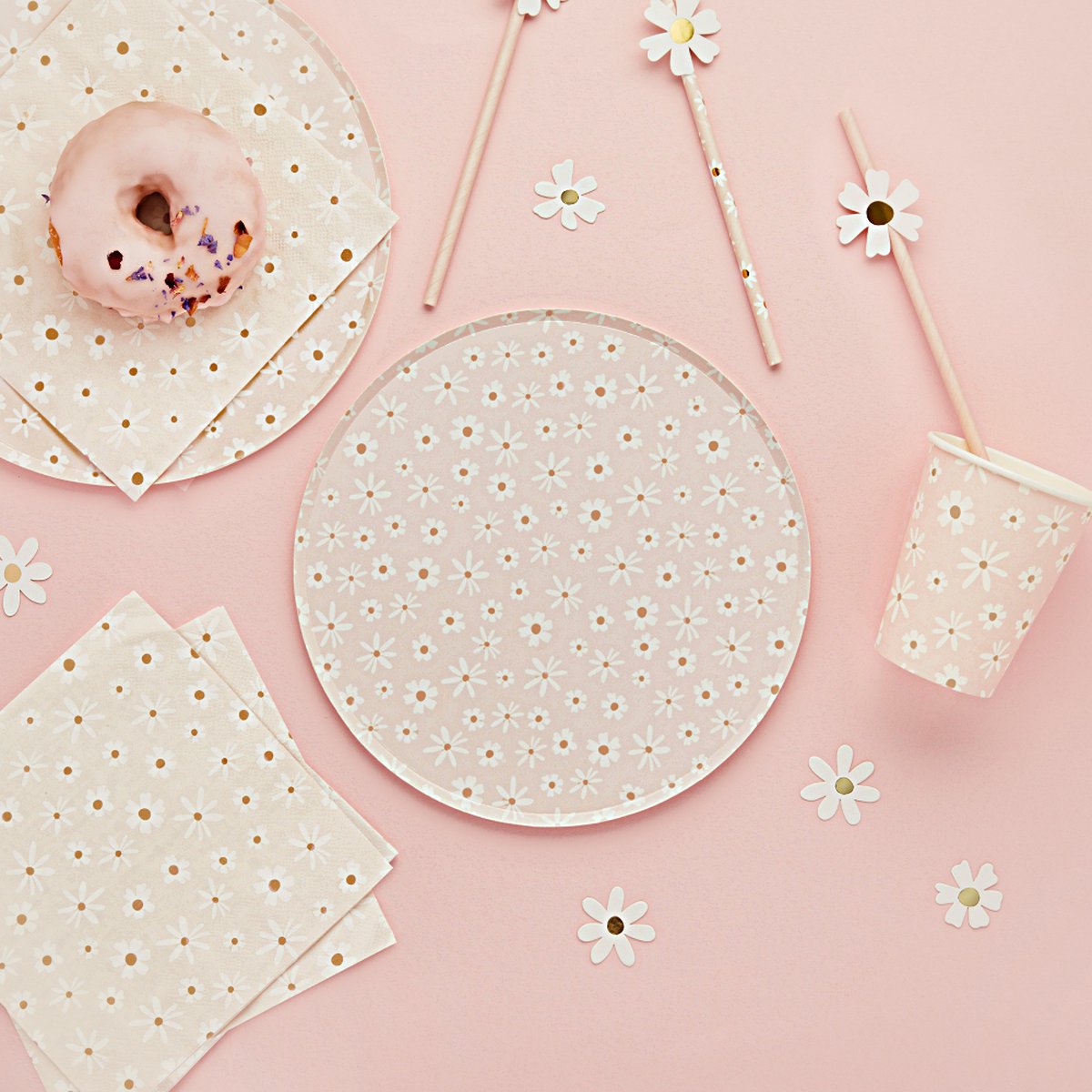 Madeliefjes - Roze & Wit