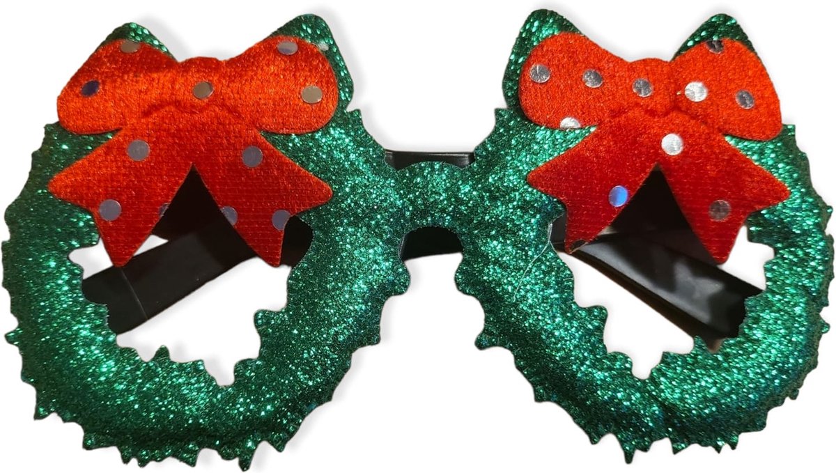 Horend Goed Kerstbril - bril/feestbril accessoires - Kerst verkleedaccessoires