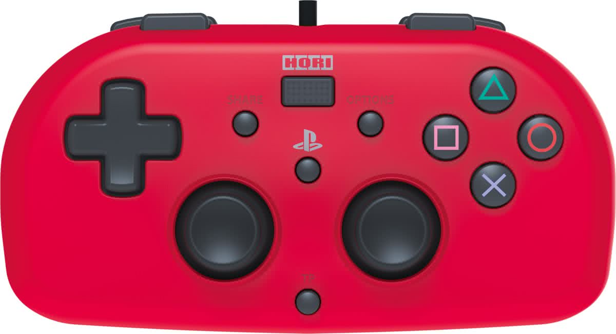 Hori Mini Kids Controller - Officieel Sony Licensed - PS4 - Rood