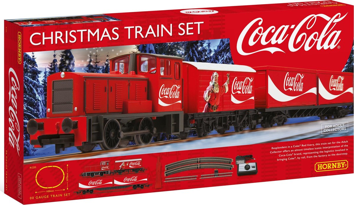 The Coca Cola Christmas train set