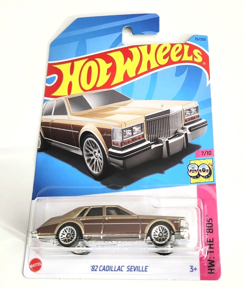 HOT WHEELS 82 CADILLAC SEVILLE BROWN 75/250 1:64 HW THE 80s 7/10