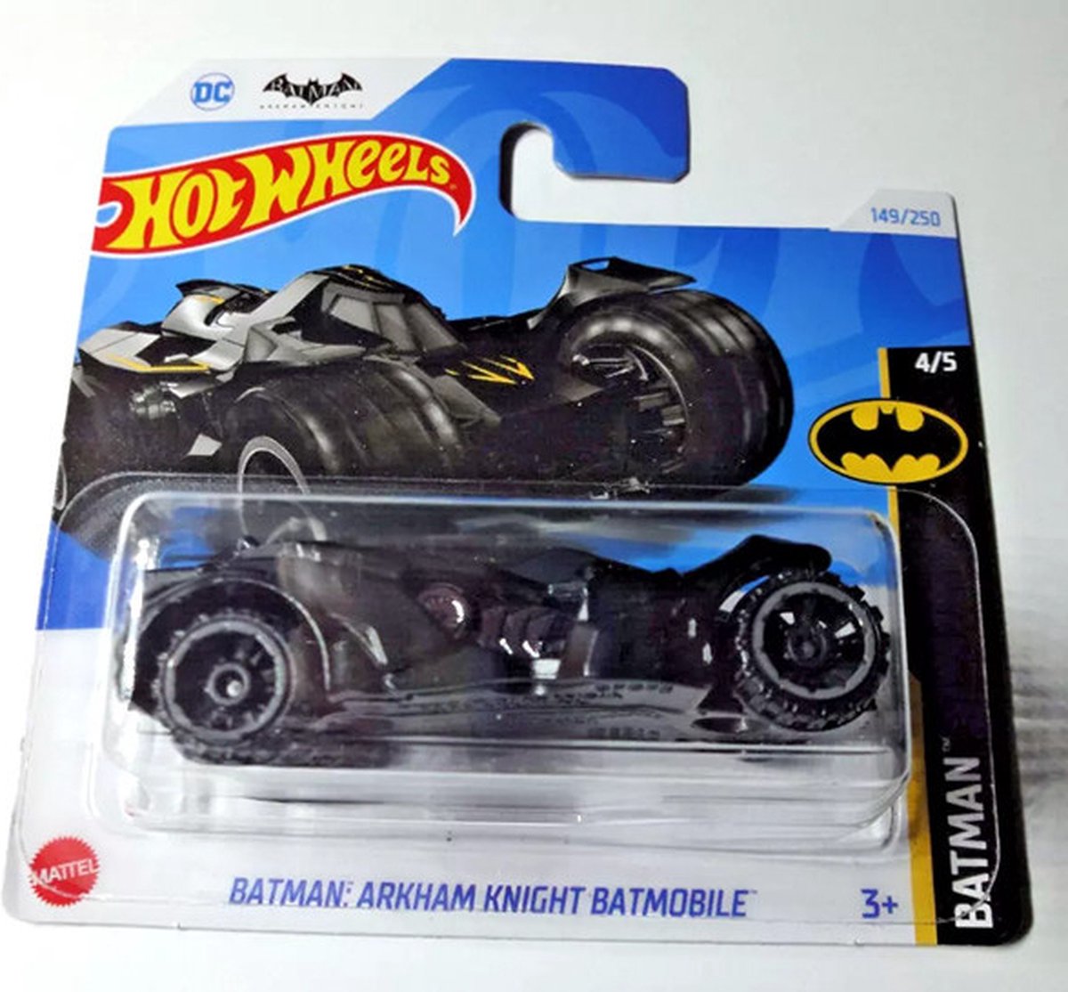 HOT WHEELS BATMAN ARKHAM KNIGHT BATMOBILE 149/250 1:64 HW BATMAN 4/5