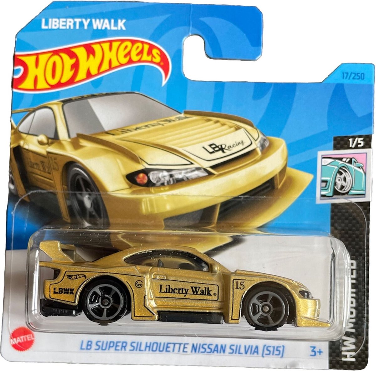 HOT WHEELS LB SUPER SILHOUETTE NISSAN SILVIA (S15) 17/250 1:64