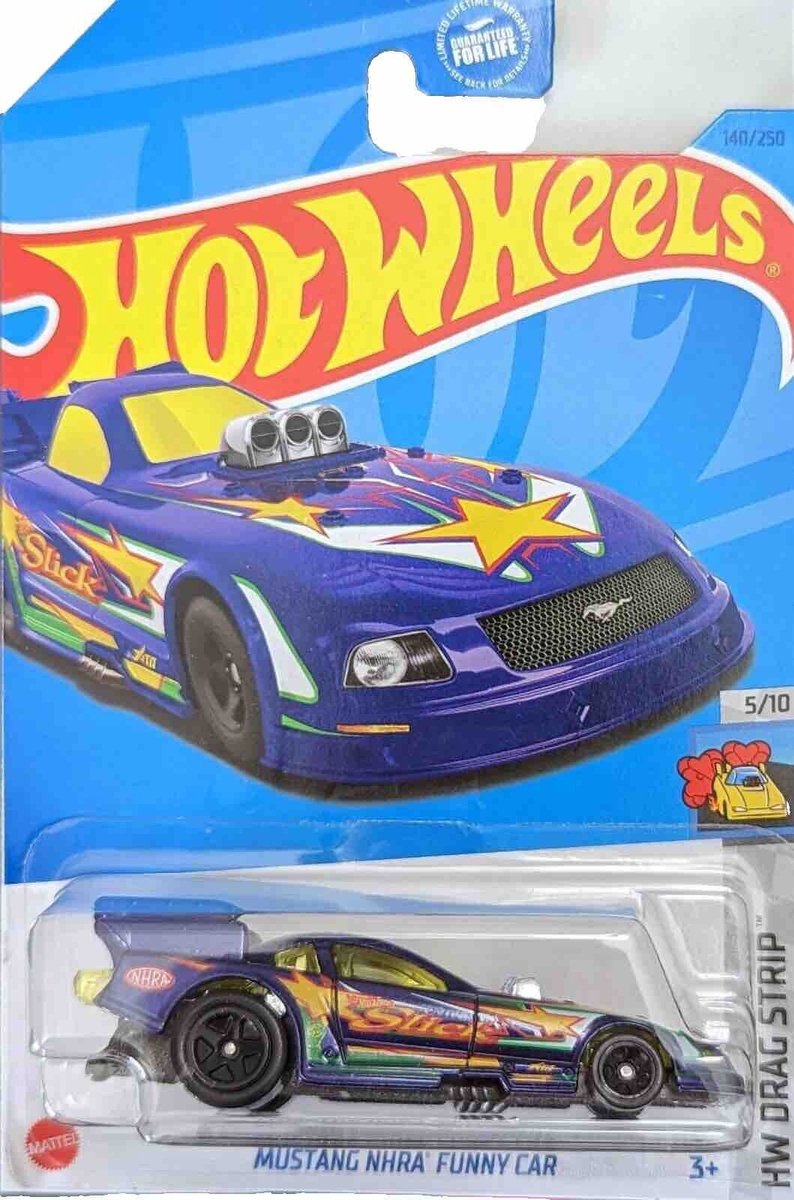 HOT WHEELS MUSTANG NHRA FUNNY CAR 140/250 1:64 HW DRAG STRIP 5/10