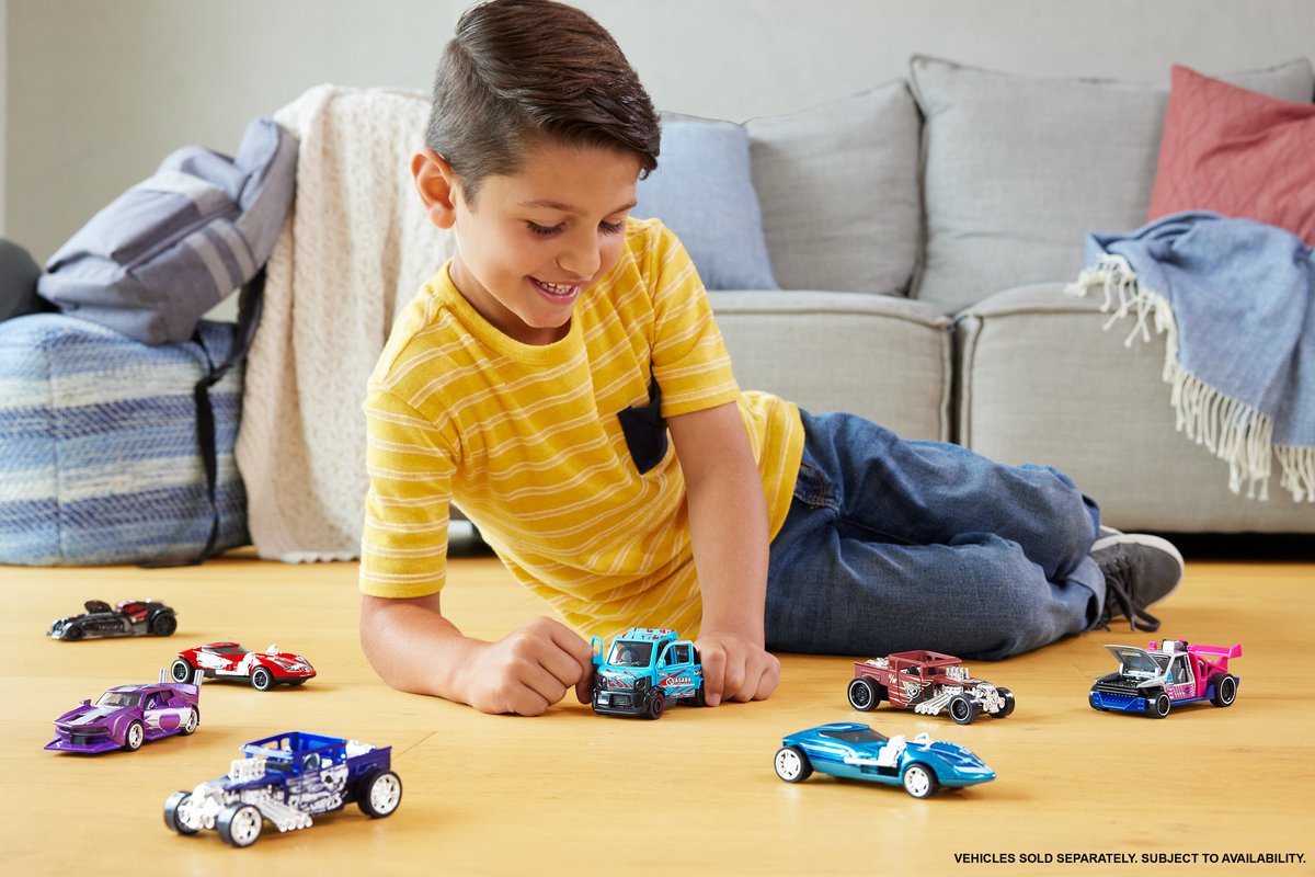 HOT WHEELS Pull-Back Voertuigen Assortiment