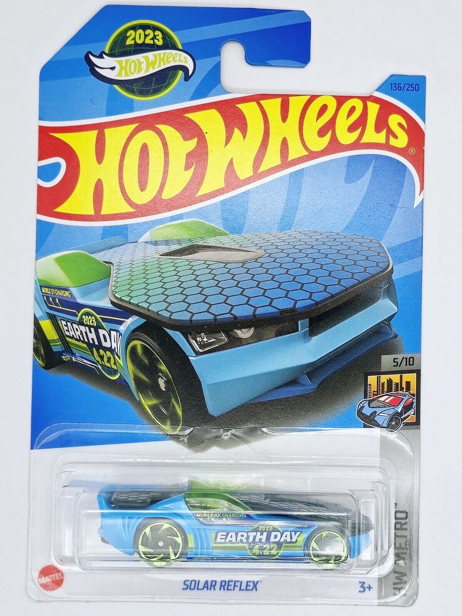 HOT WHEELS SOLAR REFLEX 136/250 (1:64) EARTH DAY 4.22 HW METRO 5/10