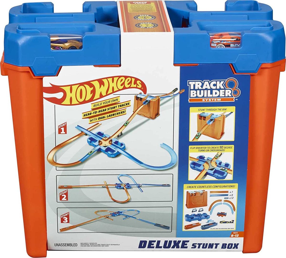 Hot Wheels  - Speelgoed - Track Buider Deluxe Stunt Box- speelgoed auto-accessoires