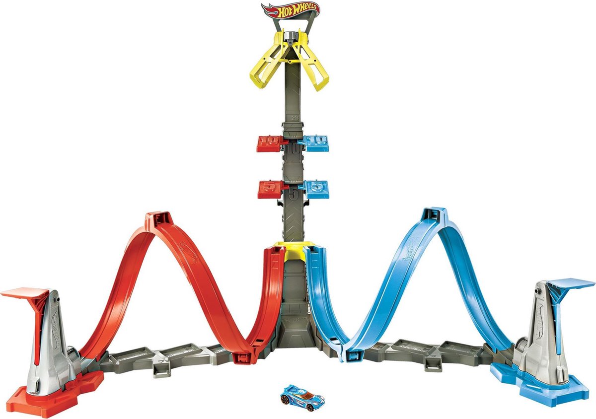 Hot Wheels Action - Loop & Lanceer Speelset Racebaan