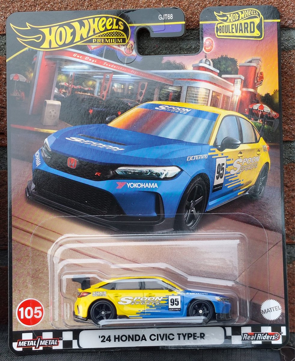 Hot Wheels Boulevard HRT61 ´24 Honda Civic Type-R speelgoedvoertuig