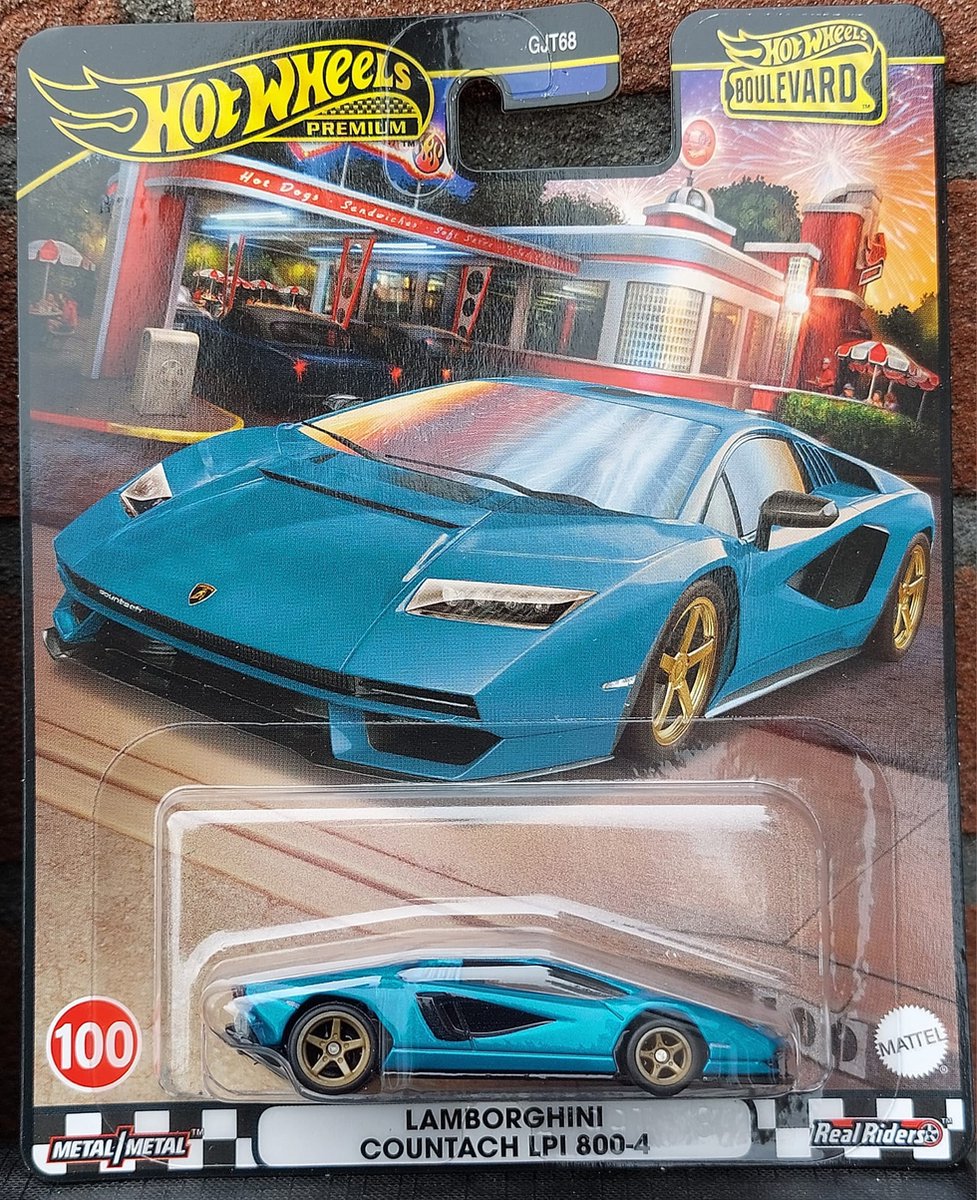 Hot Wheels Boulevard HRT70 Lamborghini Countach PLI 800-4 speelgoedvoertuig