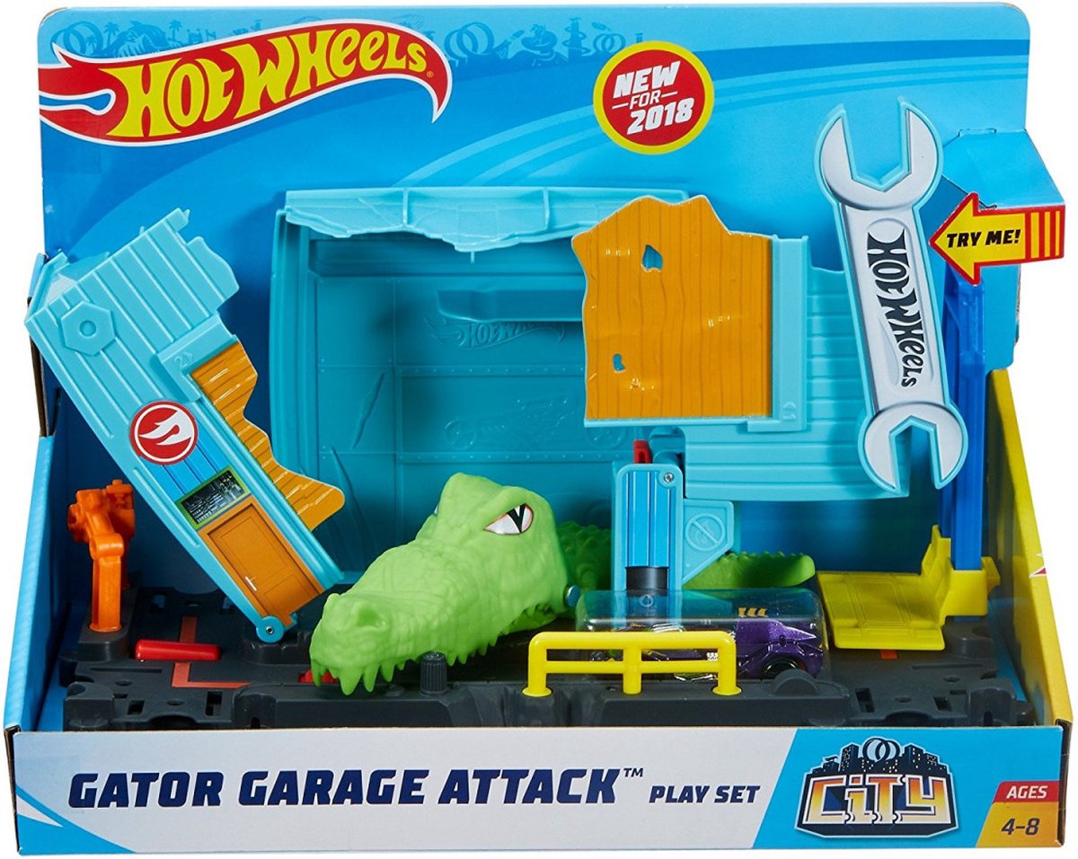   City - Krokodilaanval in de werkplaats speelset