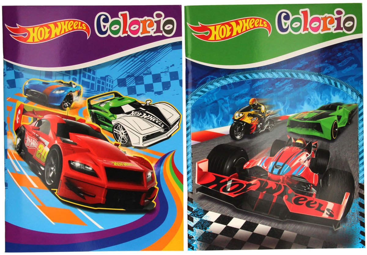 Hot Wheels Colorio Kleurboek