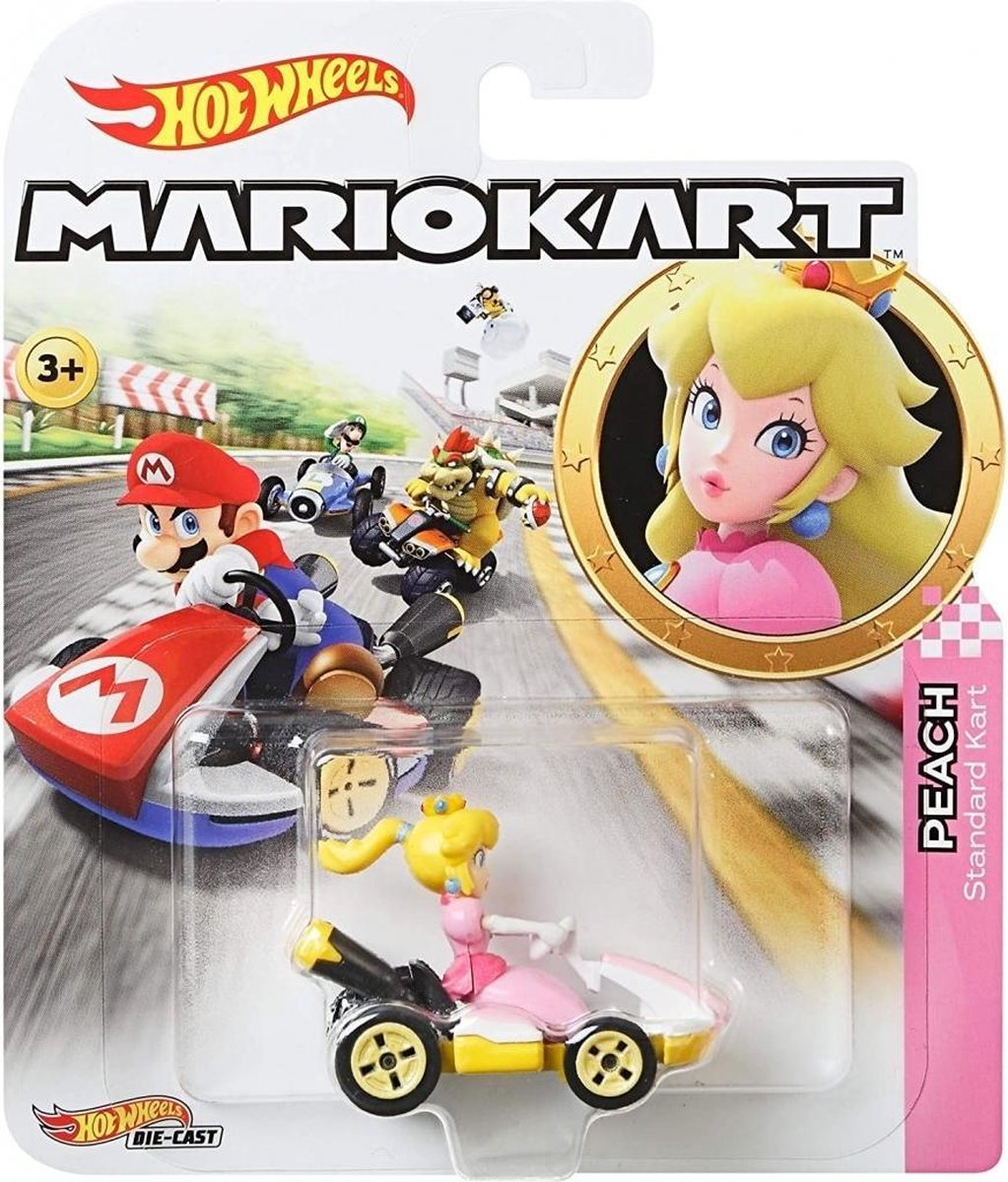 Hot Wheels Mario Kart - Peach Standard Kart