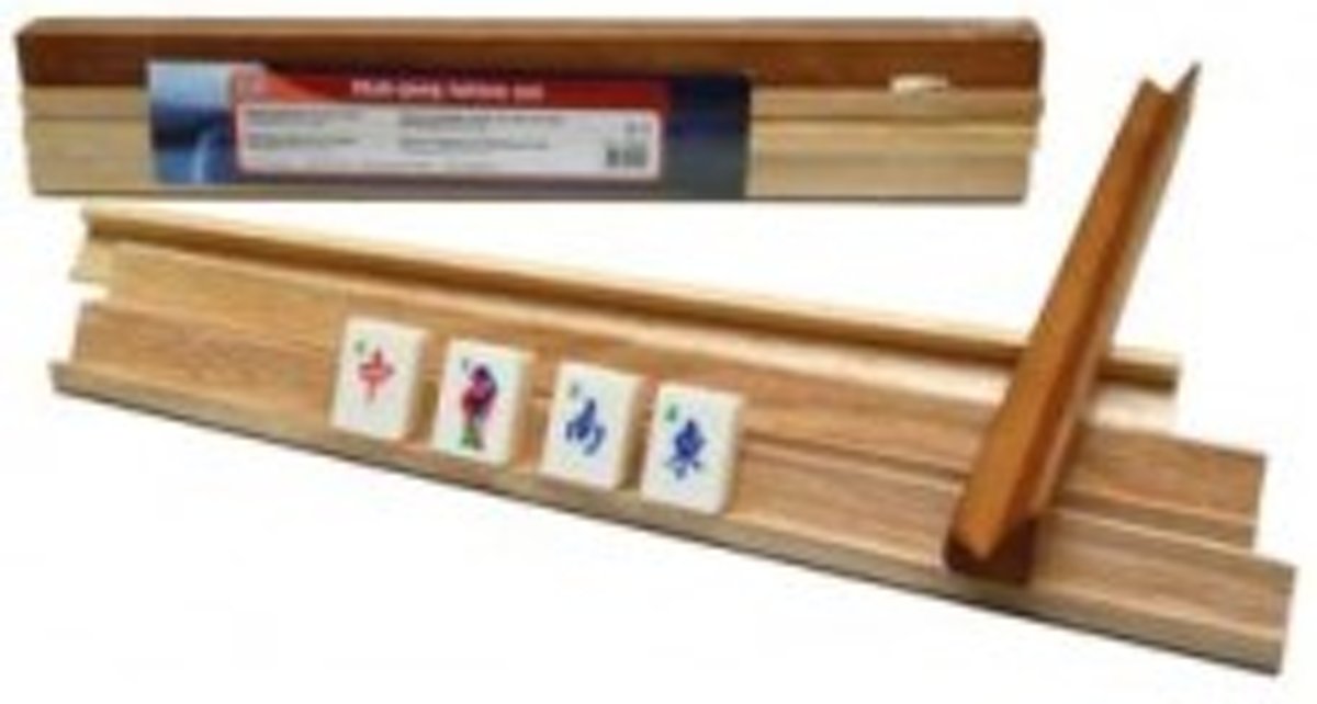 Mah-Jong latten set klein 4st. 35x2.2 cm