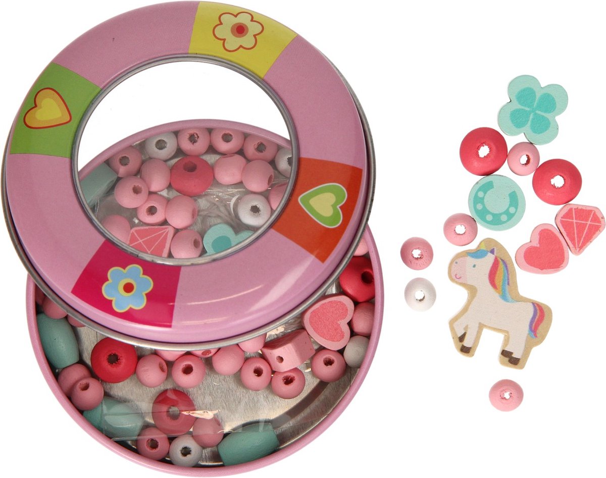 Houten Kralenset Eenhoorn